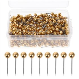 SUPVOX 400Pcs Punaises à TêTe Ronde en Plastique Et Acier éPingles Droites pour Carte