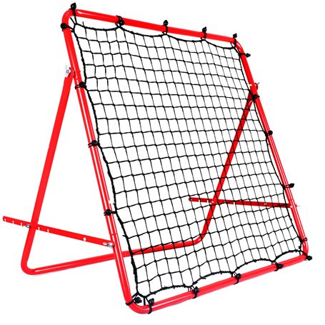 OYE Filet d'Entraînement de Football Pliable - Rebond Avec Tube et Corde Épaissis Pour Enfants et Adolescents