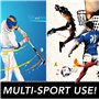 OYE Filet d'Entraînement de Football Pliable - Rebond Avec Tube et Corde Épaissis Pour Enfants et Adolescents