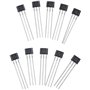 Lot de 10 capteurs linéaires Hall Element 49E Oh49E Ss49E (Noir)