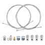 2pcs 2M kit de réparation universel câble d'accélérateur câble de changement de vitesse câble d'embrayage vélo scooter cyclomote