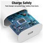 Chargeur Rapide USB C 20W avec Câble USB C vers Lightning 1m Certifié MFi pour iPhone 14/14 Pro/14 Pro Max/14 Plus/13/12/11/SE/X