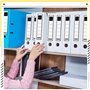 100 Pièces 19×3.6 cm Étiquettes pour Dos de Classeur, Étiquettes Autocollantes pour Dos de Classeur pour Bureau Bibliothèque Fam