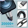 Câble USB C vers Lightning 2M 2Pack[Certifié MFi], Câble iPhone USB C Câble Chargeur iPhone Charge Rapide Nylon Cable Lightning 