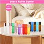 15 Flacon Roll On En Verre,10 Ml Roll On Huiles Essentielles Vide,Avec Bille En Acier Inoxydable,Pour Huile Essentielle, Recharg
