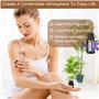 Kit Huiles Essentielles 6x10ML, Pures & Naturelles pour Aromathérapie, Huiles Essentielles pour Diffuseur Humidificateur, Massag