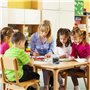 Sacapuntas Eléctrico y con Pilas para Niños Sacapuntas Automático Inalámbrico para la Escuela