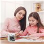 Sacapuntas Eléctrico, Sacapuntas Eléctrico y con Pilas para Niños Sacapuntas Automático Inalámbrico para la Escuela, el Hogar, l