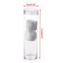 SimpleLife Tube de Rangement en Plastique Rond avec Capuchon à Visser pour pièces de Monnaie ou Capsules de 27 mm, 3 cm x 11 cm