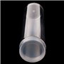 SimpleLife Tube de Rangement en Plastique Rond avec Capuchon à Visser pour pièces de Monnaie ou Capsules de 27 mm, 3 cm x 11 cm