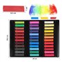 36 couleurs pastel tendres – Set de crayons pastel pour artistes, idéal comme craie pour tableau et craie pour cheveux pour enfa