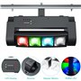 BETOPPER Lyre LED Jeux de Lumière Soirée DJ RGBW Lumière Disco Professionnel 45 W DMX Tête Mobile Eclairage Scène 7/15CH Lampe S