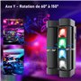 BETOPPER Lyre LED Jeux de Lumière Soirée DJ RGBW Lumière Disco Professionnel 45 W DMX Tête Mobile Eclairage Scène 7/15CH Lampe S