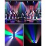 BETOPPER Lyre LED Jeux de Lumière Soirée DJ RGBW Lumière Disco Professionnel 45 W DMX Tête Mobile Eclairage Scène 7/15CH Lampe S