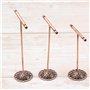 Cabilock 3pcs / Set en Fer forgé T-Forme Boucles d'oreilles présentoir Titulaire Support à Bijoux Organisateur de Rack (cuivre)