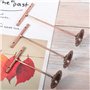 Cabilock 3pcs / Set en Fer forgé T-Forme Boucles d'oreilles présentoir Titulaire Support à Bijoux Organisateur de Rack (cuivre)