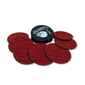 EMAX - Kit de ponçage pour boules de bowling - Kit de gestion de surface - Accessoires Abralon avec sac