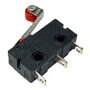 Lot de 10 micro-interrupteurs de fin de course avec levier à rouleau - Bouton de fermeture - Interrupteur de porte - Fenêtre - A