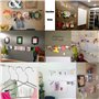 Pinowu Câble de suspension mural en acier inoxydable, parfait pour accrocher un rideau à une fenêtre, des photos, un projet arti