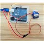 Geekstory Feetech FS90R Lot de 4 micro servomoteurs rotatifs à 360 degrés + roue de pneu RC pour Arduino Micro:bit
