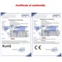 Geekstory Feetech FS90R Lot de 4 micro servomoteurs rotatifs à 360 degrés + roue de pneu RC pour Arduino Micro:bit