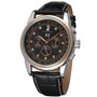 Forsining pour homme Haut de gamme automatique de phase de lune Bracelet cuir analogique Collection montre bracelet Fsg319 m3t6