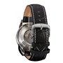 Forsining pour homme Haut de gamme automatique de phase de lune Bracelet cuir analogique Collection montre bracelet Fsg319 m3t6