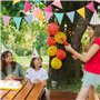Lot de 3 guirlandes de fanions pour extérieur, 12 m, 36 drapeaux, résistant aux intempéries, utilisable pour une fête d'annivers
