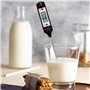 1 thermomètre de cuisine - Thermomètre alimentaire - Thermomètre à aiguille longue en métal - Thermomètre électronique pour cuis