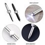 Lot de 2 stylos gyroscopiques pour le bout des doigts - Stylo à plume - Stylo lumineux - Stylo magnétique - Gyro spinner - Stylo