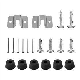 KRYMSON Lot de 2 accessoires de montage pour cible de fléchettes - Kit de montage - Crochets muraux suspendus - Accessoires de s