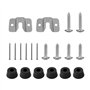 KRYMSON Lot de 2 accessoires de montage pour cible de fléchettes - Kit de montage - Crochets muraux suspendus - Accessoires de s