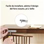 WENRENMK 10 pièces Pattes D'assemblage en Inox Sont, Plaque de Connexion de Réparation en Acier Inoxydable avec 40 vis de Réglag
