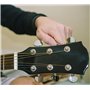 6 Pièces Chevilles de Réglage de Guitare，Cheville de Guitare，pour Guitare Électrique ou Acoustique, Argent.