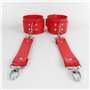 Bracelet en Cuir réglable Rouge pour Cosplay, soirées ludiques pour Femme - HAZURE