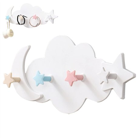 Patère pour Chambre D'enfant Patères Murales Pour Armoire Crochets Porte-Manteau Enfant Mural de Portemanteau Mural Crochet Mura