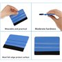 Lot de 2 raclettes en plastique, Raclette de voiture Decal Outil d'application de teinte de fenêtre, Autocollant Décalque Raclet