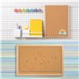 FDGGT 6 Planches De Liège, Planches De Liège Autocollantes, sous-Verres DIY, Décoration Murale, Planches De Support Carrées en L
