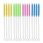 16 Brosses À Paille Colorées