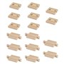 HDGSAFD Piste De Blocs De Construction De 16 Pièces