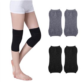 2 Paires De Genouillères Élastiques Chaudes