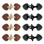CVDYWDJIE 8 Paires De Boutons en Corne