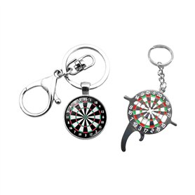 CVDYWDJIE Porte-Clés De Jeu De Fléchettes 2 Pièces