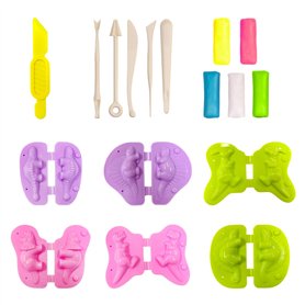 GTYHH 1 Ensemble De Jouets en Pâte À Modeler Dinosaure Et 5 Outils De Sculpture en Argile