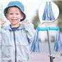 2 Paires De Banderoles À Pampilles De Vélo, Bandes De Guidon Colorées, Bandes À Pampilles De Vélo pour Enfants, Banderoles De Gu