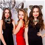 COACOM Bandeau en 2 Pièces Et Nœud Papillon en 2 Pièces, Accessoires De Costumes d'animaux, Accessoires De Jeu De Rôle, Bandeaux