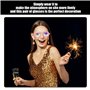 UDNFHL 3 Morceaux De Lunettes De Kaléidoscope, Verres De Design Créatifs, Accessoires De Vêtements De Fête, Vêtements De Perform