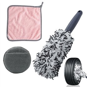 1 Pièce Brosse De Pneus en Peluche