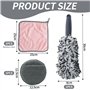 1 Morceau De Chiffon Et 1 Pièce Éponge À Cire