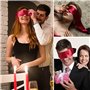 2 Pièces Masque Pour Les Yeux De Sangle, Masque Pour Les Yeux En Satin, Fournitures De Couchage, Masque Oculaire Simple Sexy, Ac